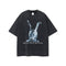 Unisex Washed T-Shirt Oversized Streetwear Donnie Darko Movie