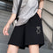 Loose Soild Drawstring Short Pant for Women Clothes Streetwear Elasticity High Waist Casual Shorts Patchwork Fashion Ropa Mujer